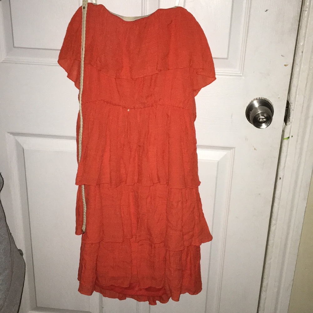 Sun dress with belt